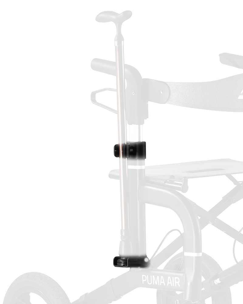 Mobilex Stockhalter für Puma Air Rollator (Set mit Klemme und Becher)