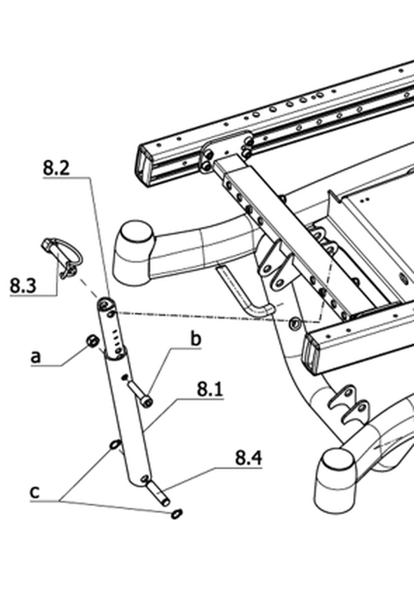 Sitzneigungsverstellung mechanisch (Code 119)