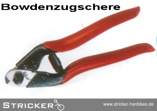 Bowdenzugschere – Stricker Handbikes, Bestellnummer 871016-0