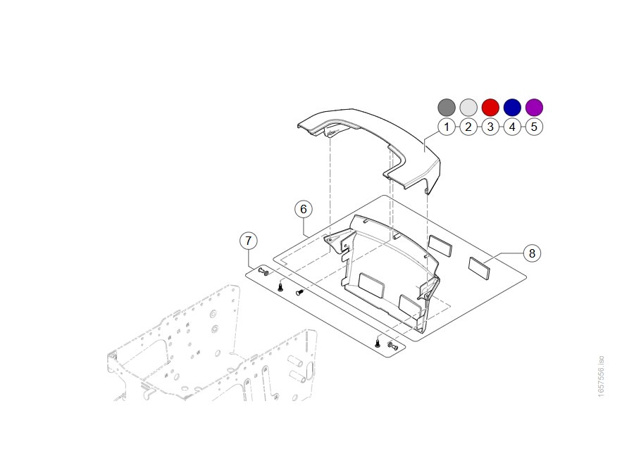 Rear Shroud w/o light w/o h-counter