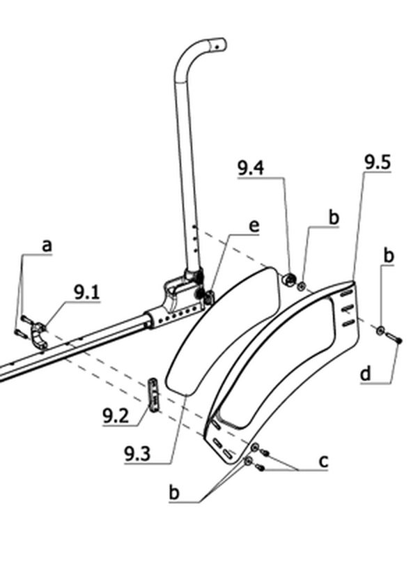 Seitenteil mit Radüberdeckung breit - Kleiderschutz für Aktiv - Rollstuhl (Code 98-100)