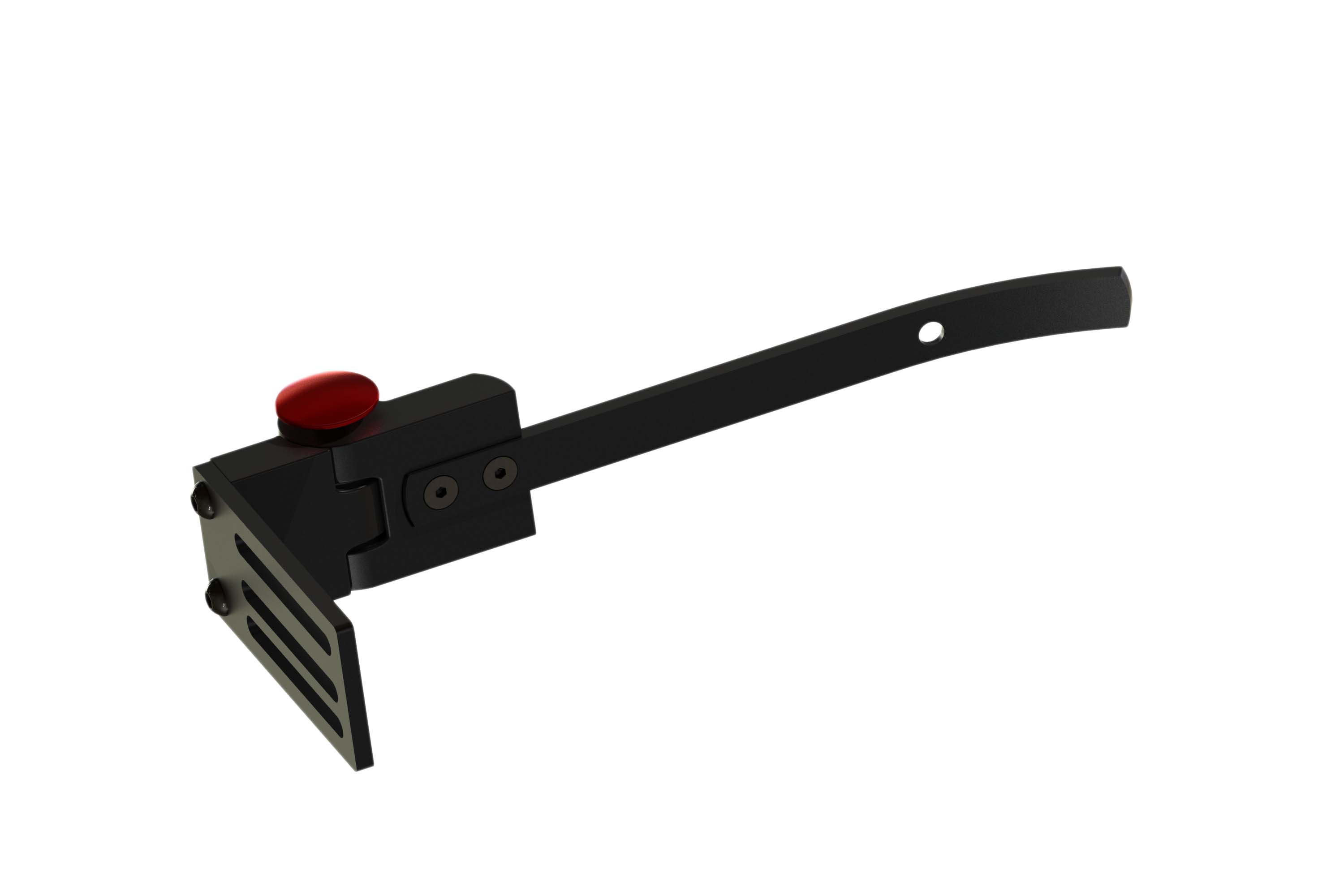 Scharnier aus Aluminium eloxiert, 100 mm (200 mm linke Seite)