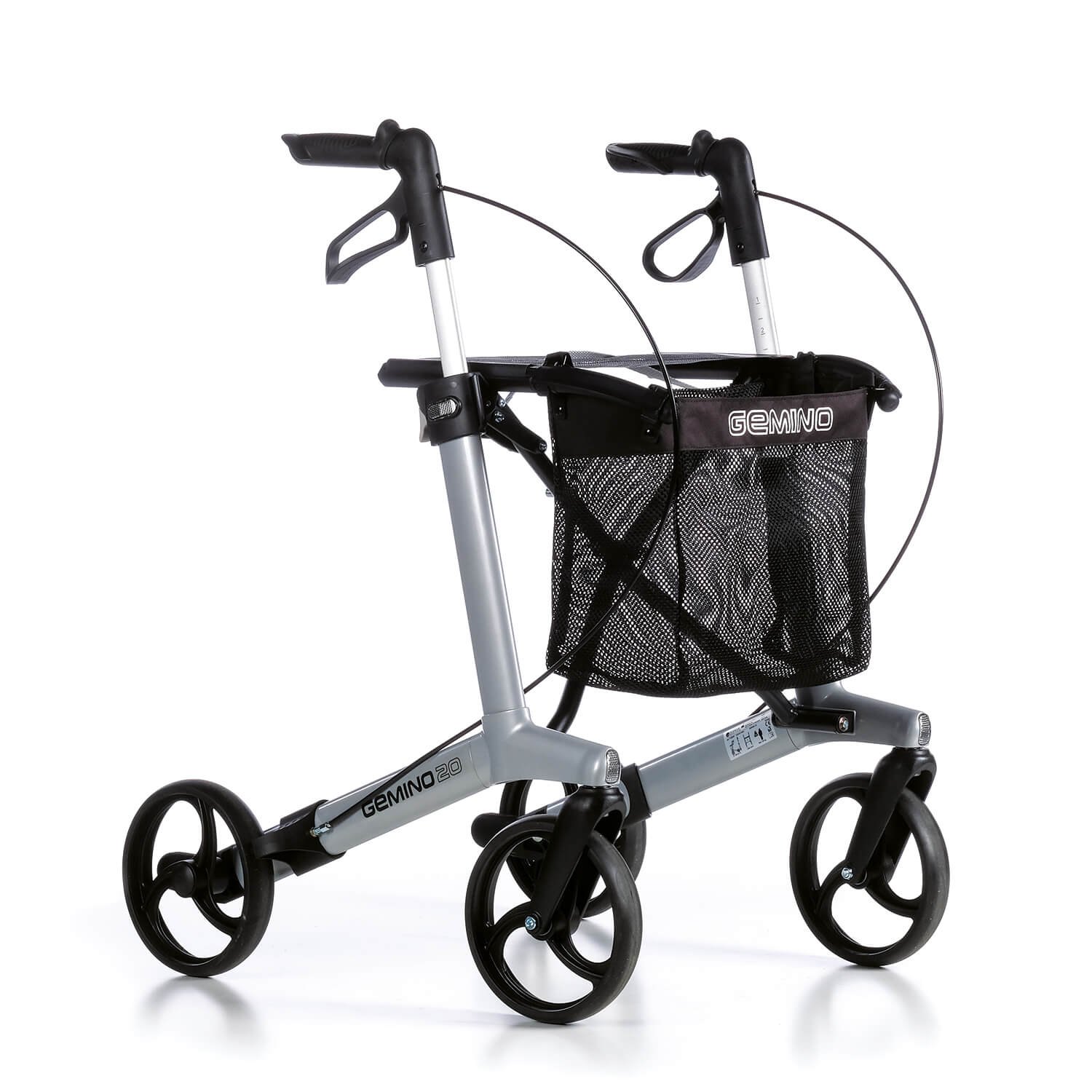 Gemino 20 Leichtgewicht-Rollator, Seitenansicht