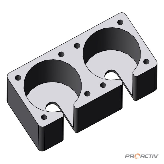 PRO ACTIV Ersatzteil – Buchsenhalter doppelt