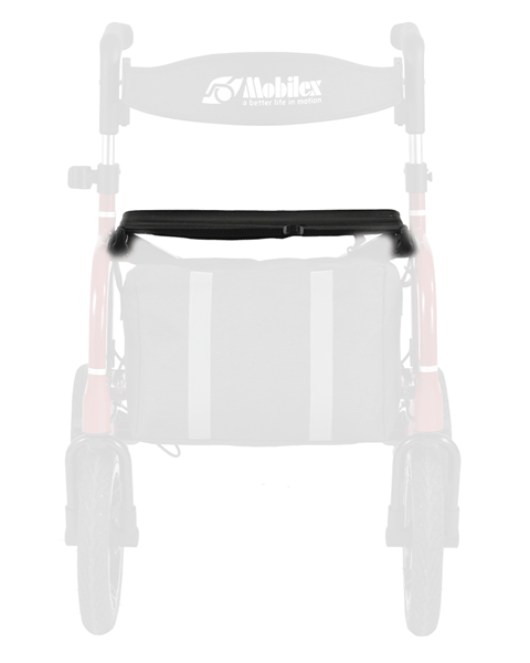 Mobilex Sitz, schwarz, für roten Puma Air Rollator