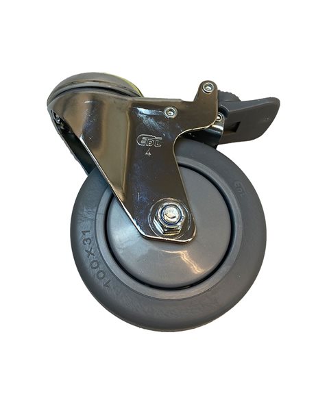 Mobilex Hinterrad mit Richtungsbremse für Bison Gehtrainer (1 Stck.)