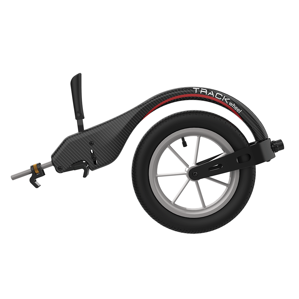 Rehasense TRACK WHEEL Single Arm Carbon, von der rechten Seite