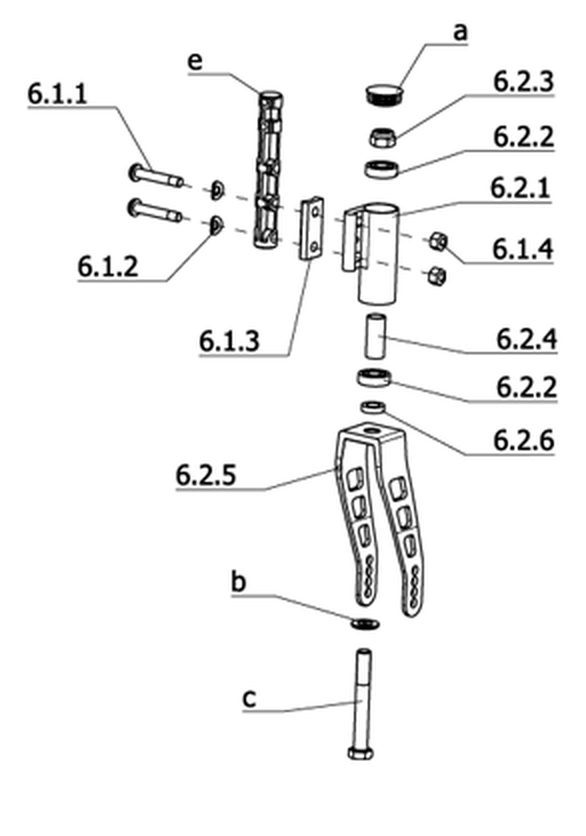 Lenkgabel lang (Code 420)