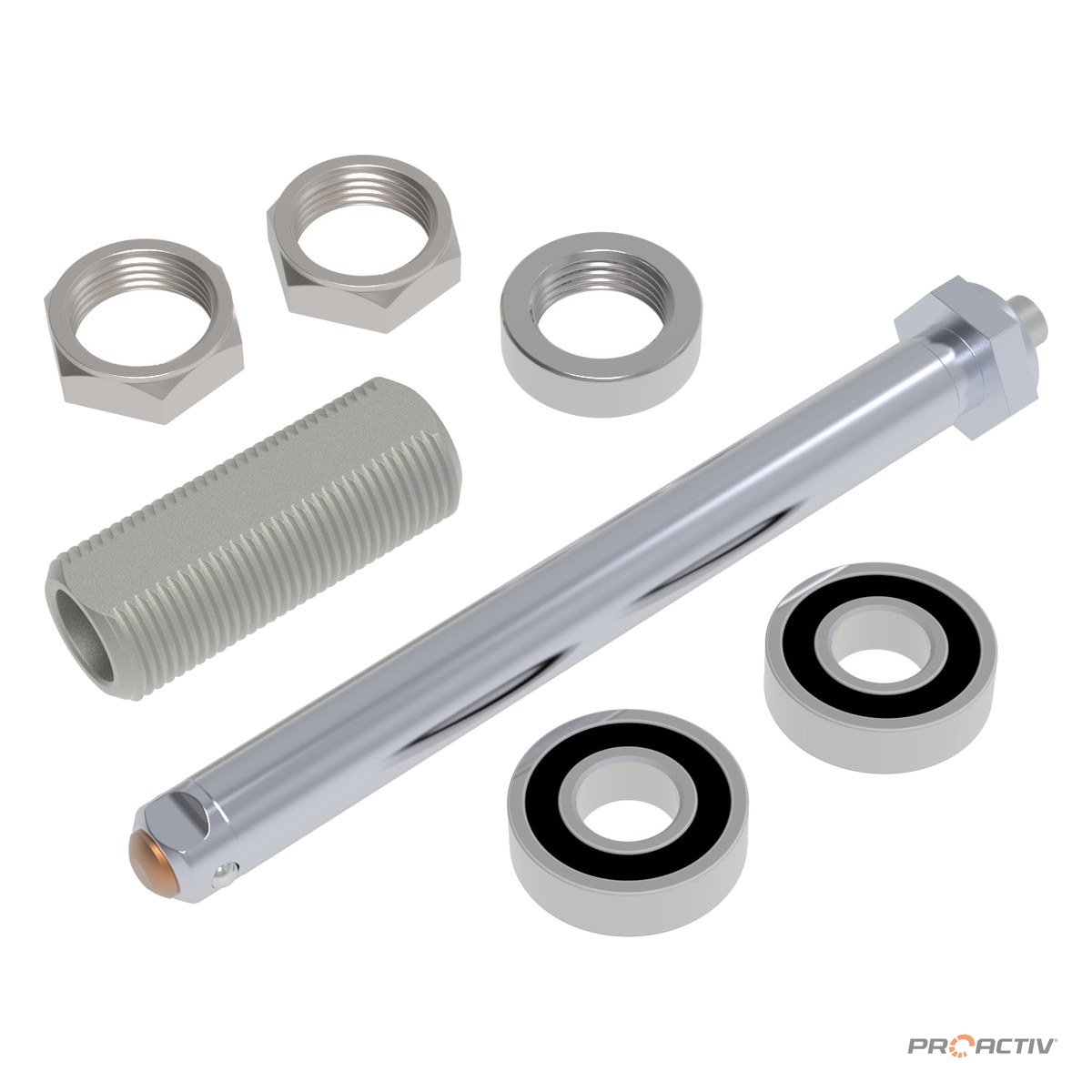 PRO ACTIV Ersatzteil – Umrüstsatz Steckachse von 12mm auf 1/2"