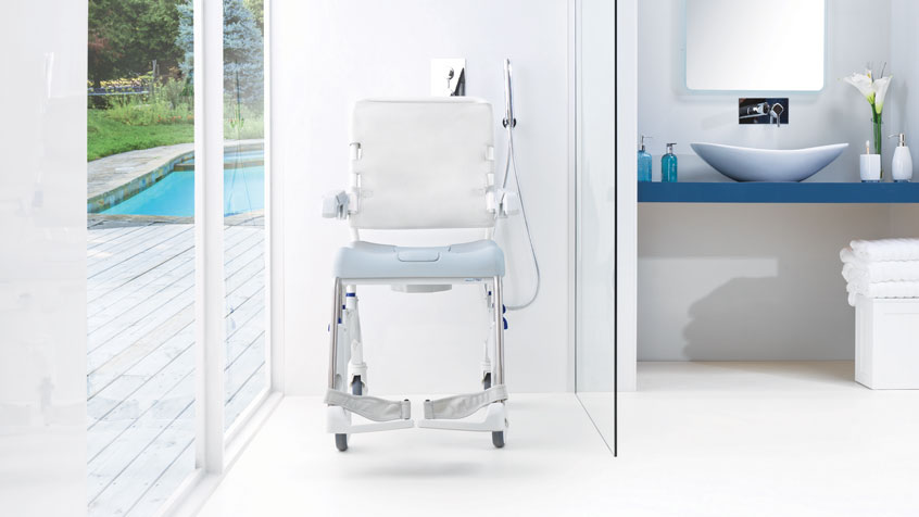 Aquatec Ocean Ergo Dusch- und Toilettenrollstuhl – Ansicht 5