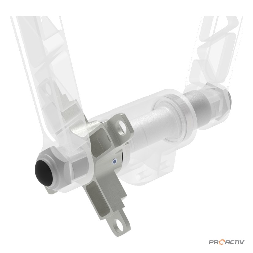 PRO ACTIV Ersatzteil – Tretlagerwelle 176mm Griffweite 40cm