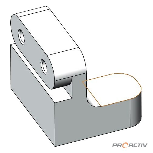 PRO ACTIV Ersatzteil – Anschraubhalter Integralbremse L