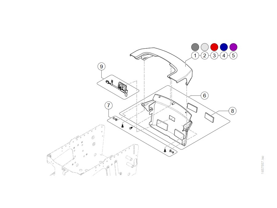 Rear Shroud w/o light w/ h-counter