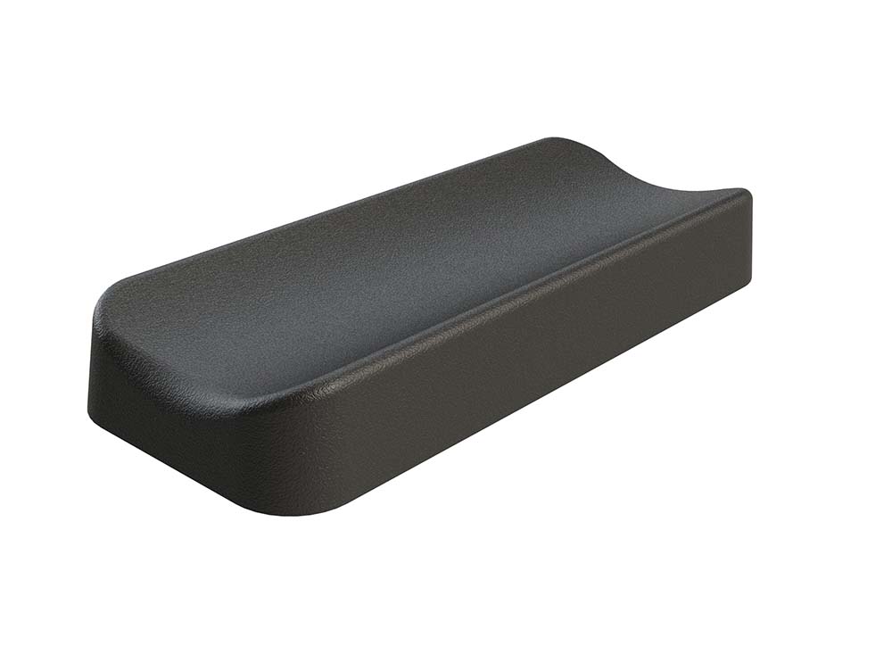 Armschale aus PU-Schaum, schwarz,