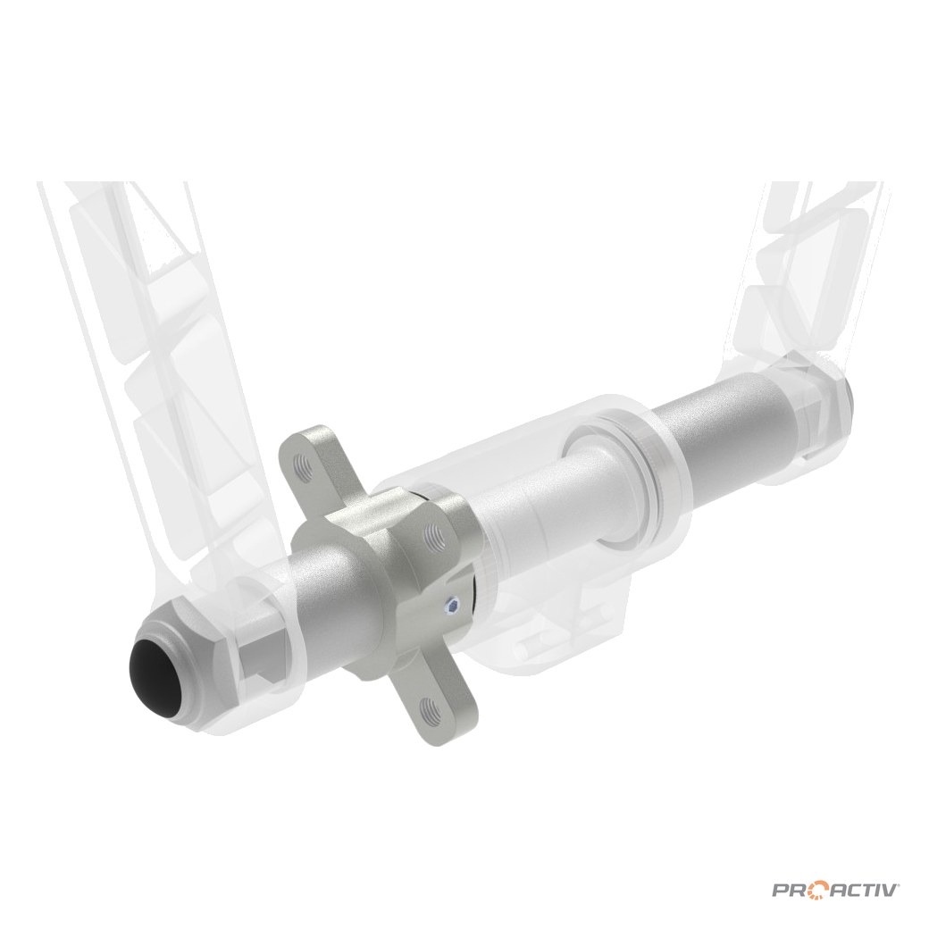 PRO ACTIV Ersatzteil – Tretlagerwelle 226mm mit Zahnkranzstern