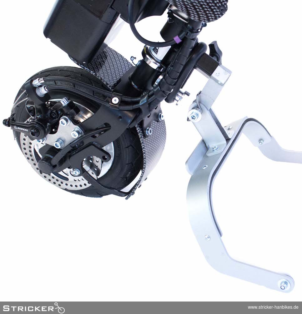 Carbonbeschichtung Schutzblech für 8" – Stricker Handbikes, Bestellnummer 421016-0