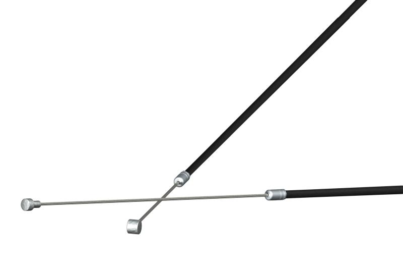 Bowdenzug universal – Hülle 1300 mm / VA-Seil 7×7, 1500 mm