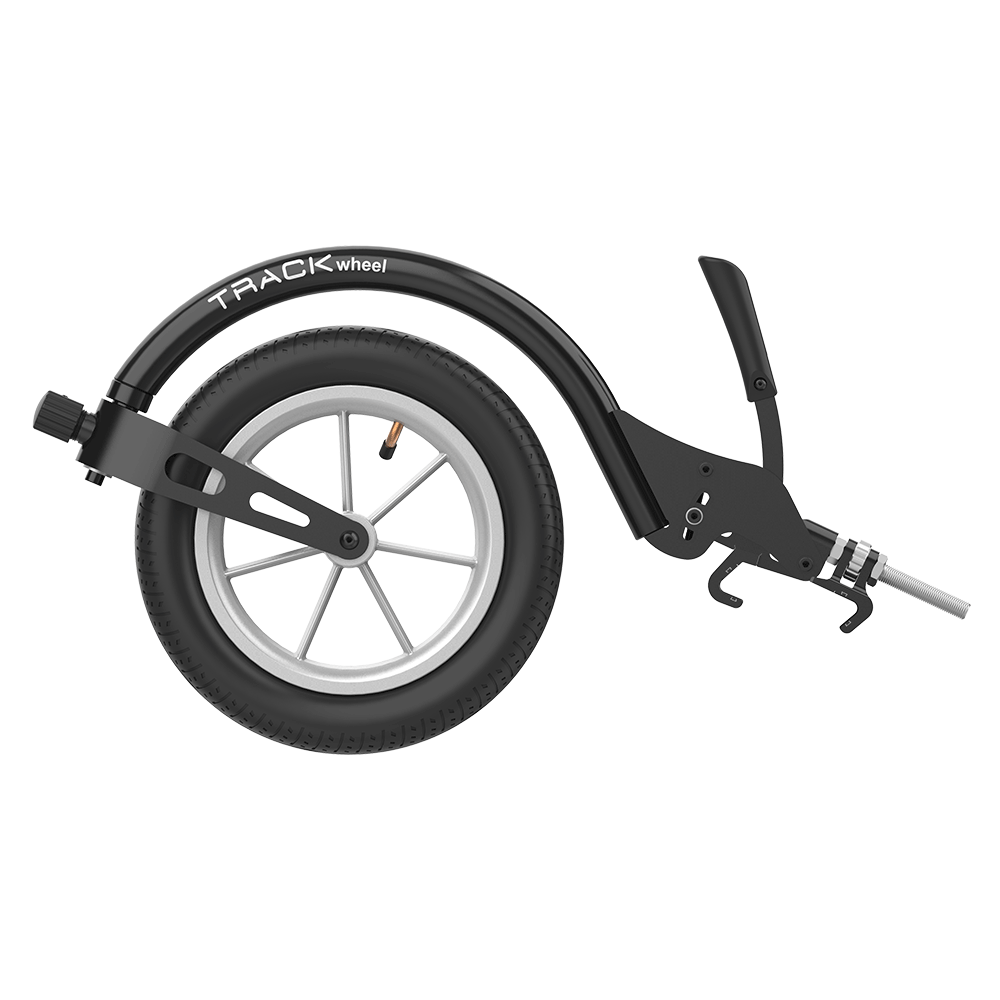 Rehasense TRACK WHEEL Single Arm Aluminium, von der linken Seite