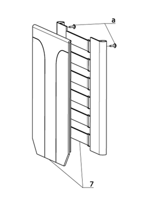 Anpassrücken – Bezugsstoff schwarz (Moktex) (Code 575-287)